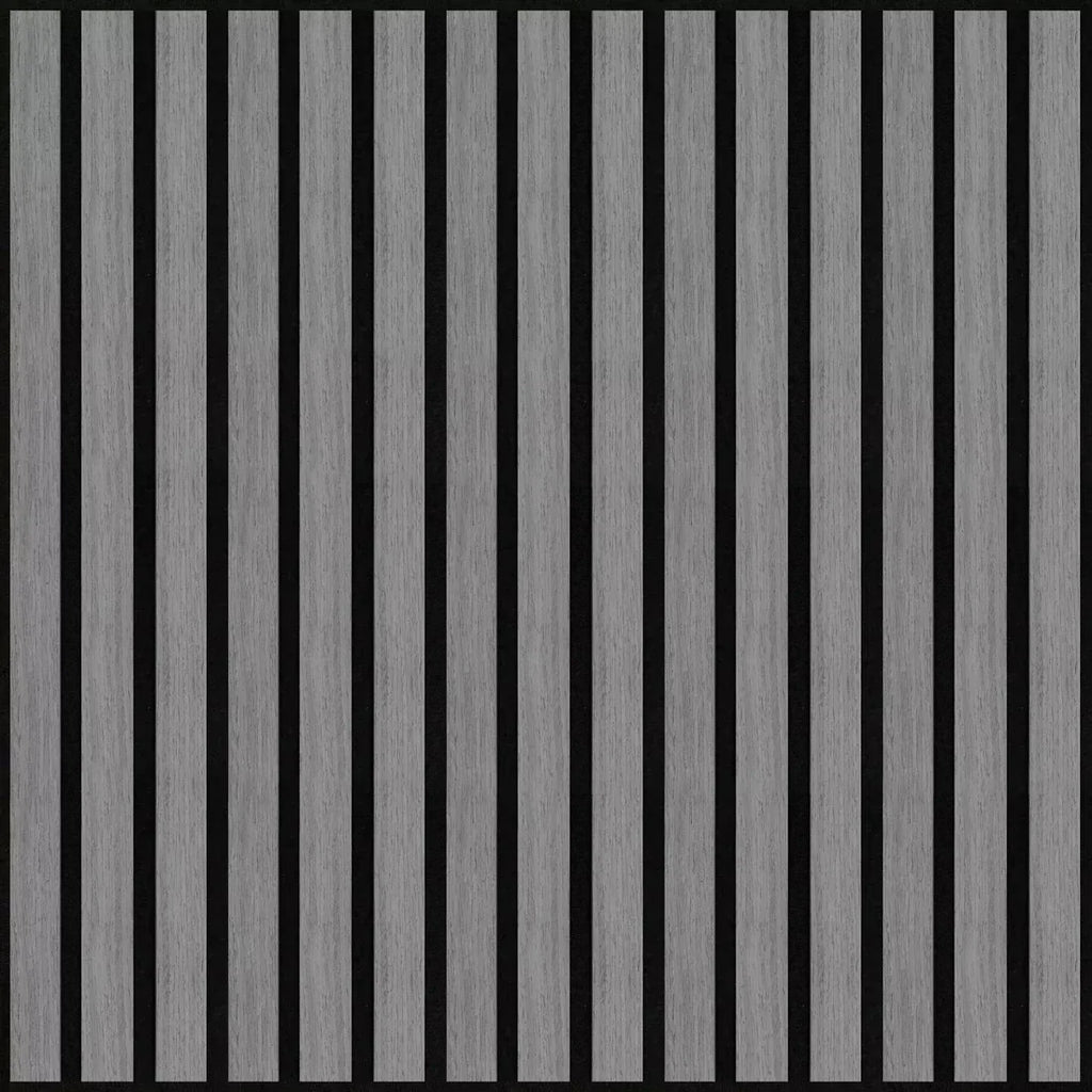 Ash Grey Wooden Acoustic Wall Panels – 60cm x 60cm Wall Cladding uk