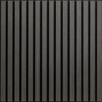Charcoal Wooden Acoustic Wall Panels – 60cm x 60cm Wall Cladding UK