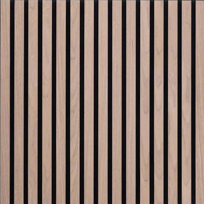 Light Oak Wooden Acoustic Wall Panels – 60cm x 60cm Wall Cladding UK