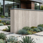 Outdoor Beige Travertine MCM Flexible Stone 2.88m² | 120x60cm Weather-Proof Exterior Panel (Set of 4)