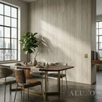 Beige Travertine MCM Flexible Stone | 120cm x 60cm Indoor Feature Wall Panel (Set of 4)