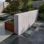 Outdoor Light Grey Travertine MCM Flexible Stone 2.88m² | 120x60cm Weather-Proof Exterior Panel (Set of 4)