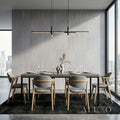 Light Grey Travertine MCM Flexible Stone | 120cm x 60cm Indoor Feature Wall Panel (Set of 4)