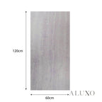 Light Grey Travertine MCM Flexible Stone | 120cm x 60cm Indoor Feature Wall Panel (Set of 4)