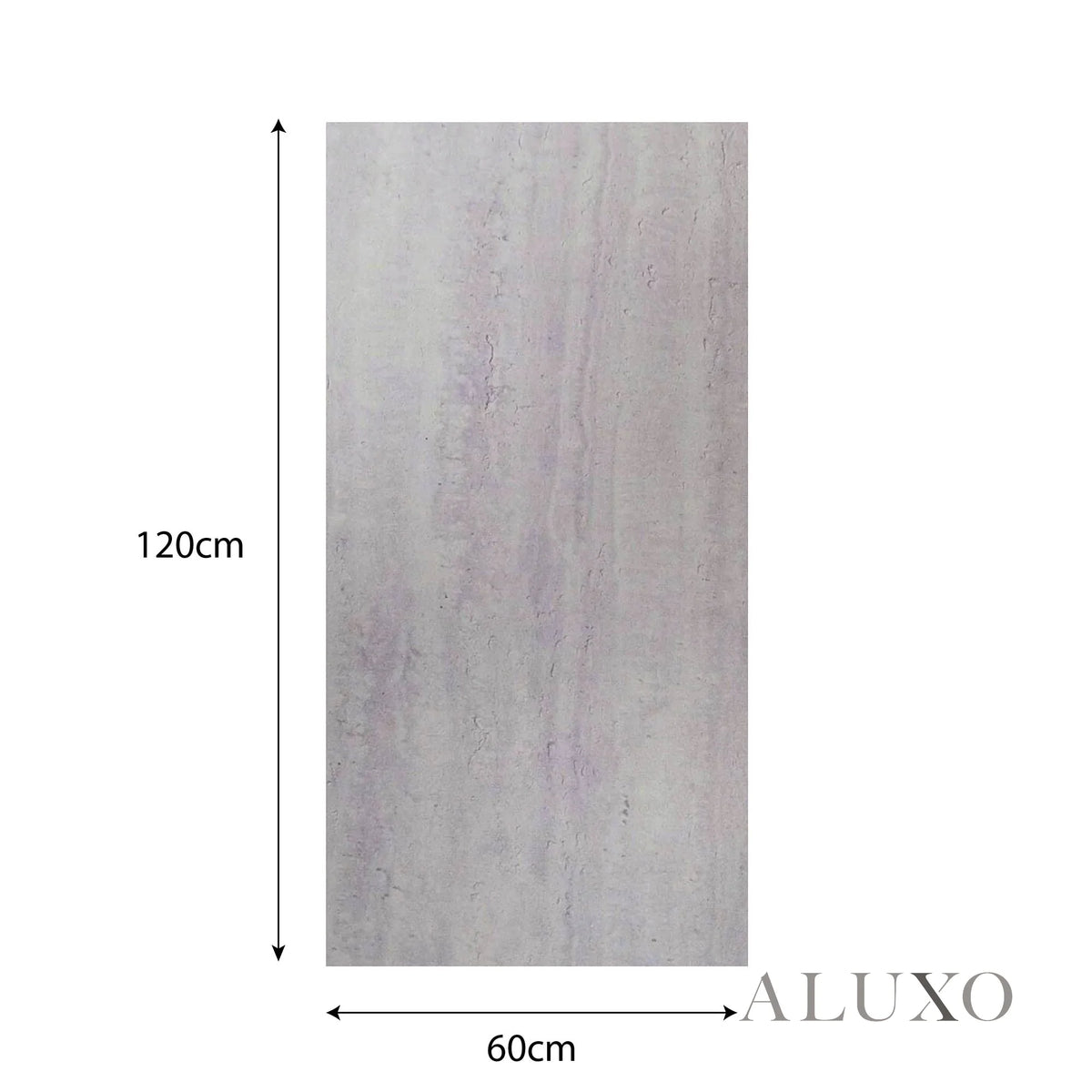 Light Grey Travertine MCM Flexible Stone | 120cm x 60cm Indoor Feature Wall Panel (Set of 4)