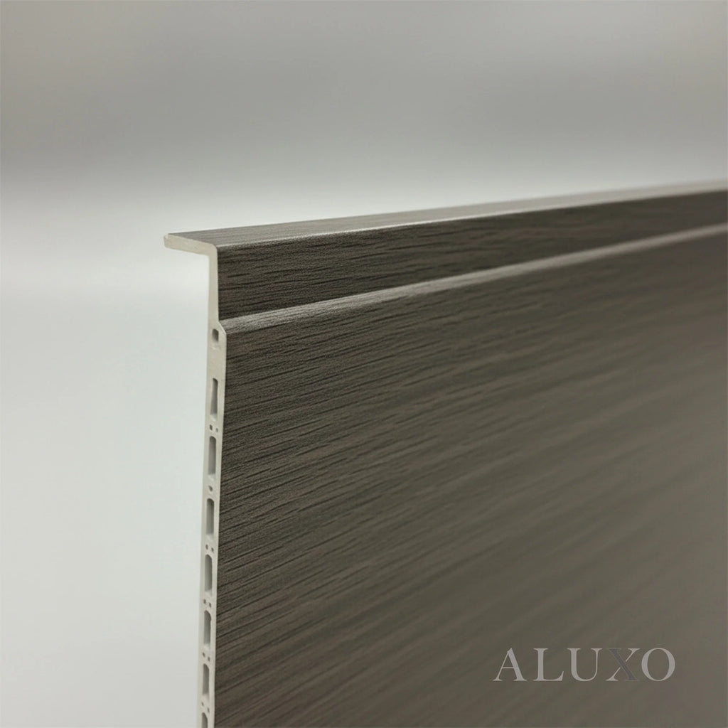 WPC FLAT Decorative Wall Panels 236×40cm (SET of 5) - Ash Grey