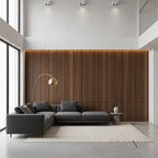 WPC FLAT Decorative Wall Panels 236×40cm (SET of 5) - Walnut (Dark Oak)