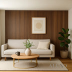 WPC FLAT Decorative Wall Panels 236×40cm (SET of 5) - Walnut (Dark Oak)