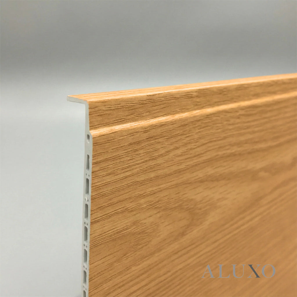 WPC FLAT Decorative Wall Panels 236×40cm (SET of 5) - Light Oak