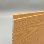 WPC FLAT Decorative Wall Panels 236×40cm (SET of 5) - Light Oak