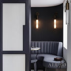WPC 3D FLUTED Wall Panels 235×16cm (SET of 15) - Black Brushed