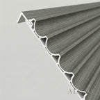 WPC 3D WAVE Decorative Wall Panels 235×15.9cm (SET of 10) - Ash Grey