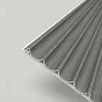 WPC Full Wall Set: 3D Wave & Flat Panels + 4 End Trims - Ash Grey