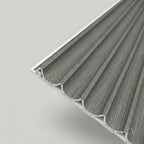 WPC 3D WAVE Decorative Wall Panels 235×15.9cm (SET of 10) - Ash Grey