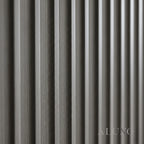 WPC 3D WAVE Decorative Wall Panels 235×15.9cm (SET of 10) - Ash Grey