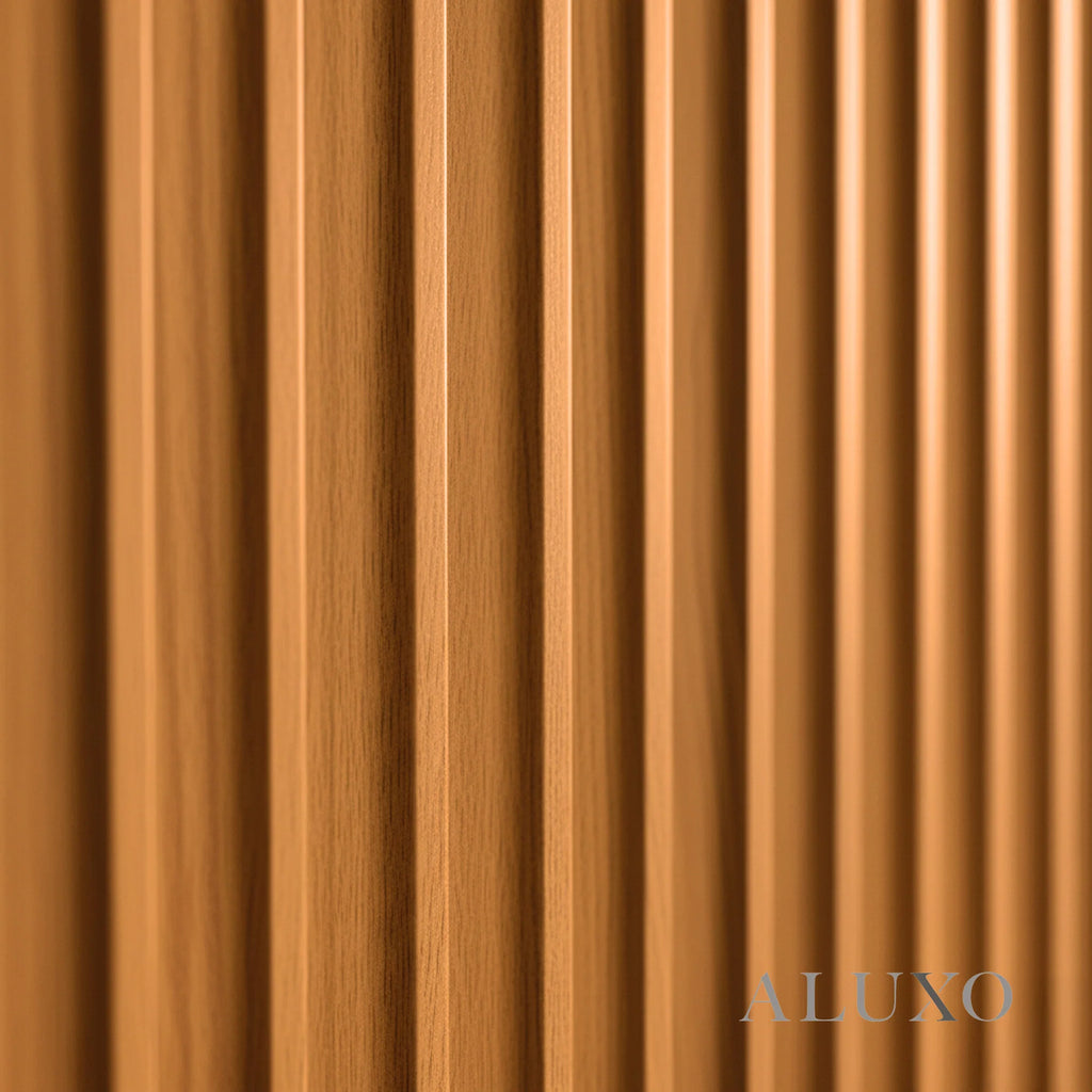 WPC 3D WAVE Decorative Wall Panels 235×15.9cm (SET of 10) - Light Oak