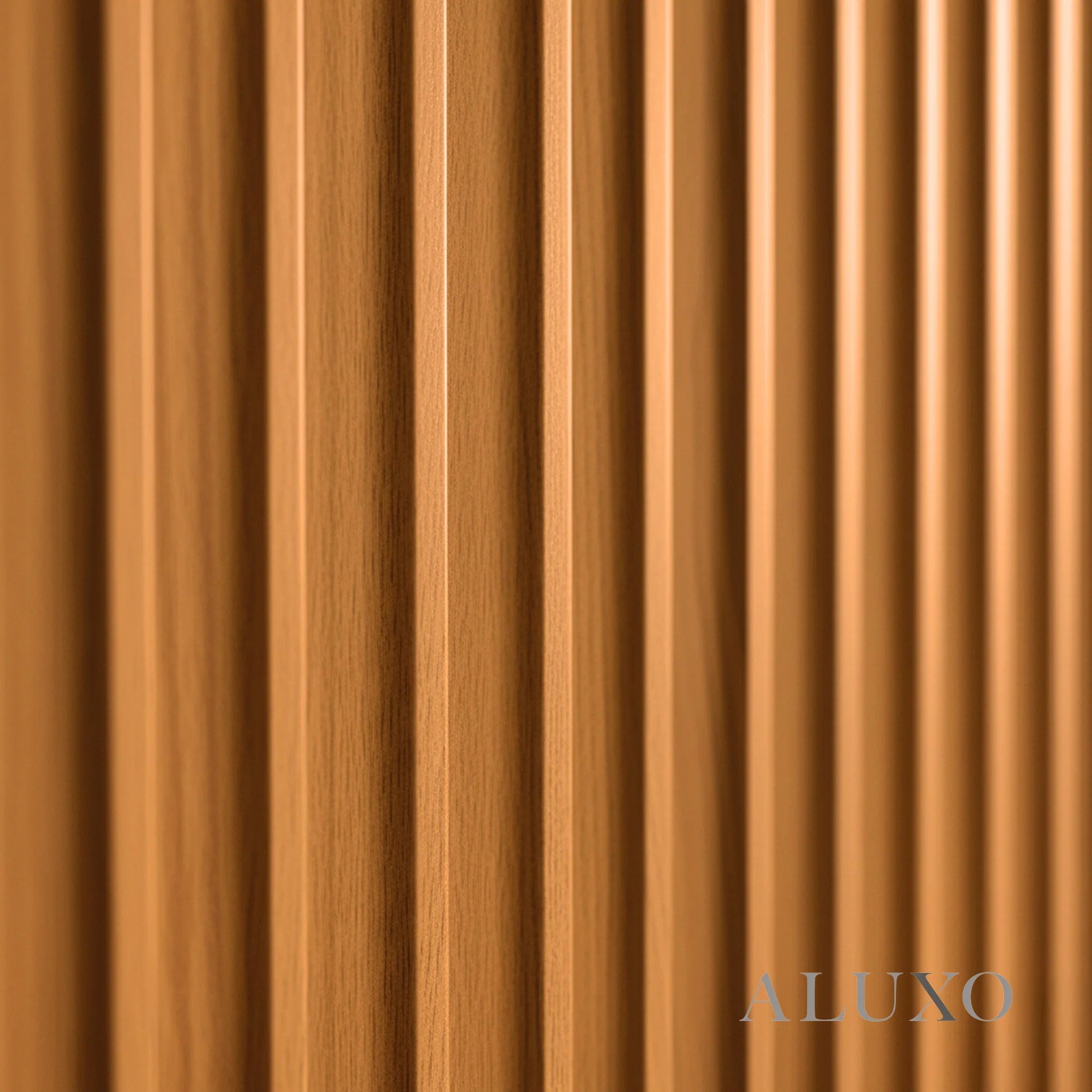 WPC 3D WAVE Decorative Wall Panels 235×15.9cm (SET of 10) - Light Oak