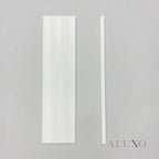 Pre-Cut Wainscoting Wall Panel Kit - Wave White (196cm x 100cm) | Ready-to-Install Scalloped Half-Wall