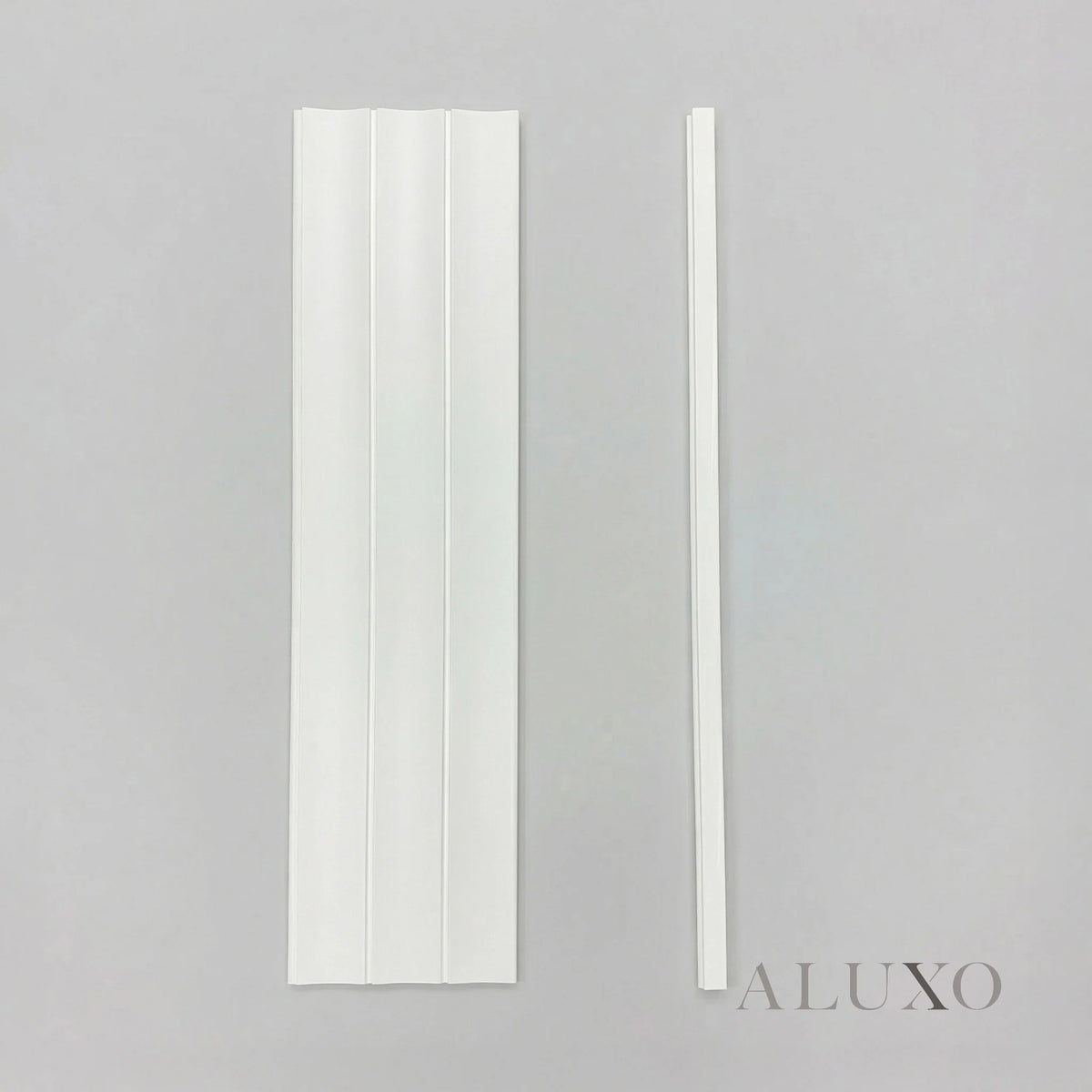 Pre-Cut Wainscoting Wall Panel Kit - Wave White (196cm x 100cm) | Ready-to-Install Scalloped Half-Wall