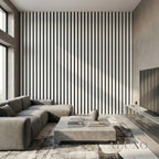 Panelux™ Pro Wide Grey Coloured Wall Panel | 3-Sided Wrap Design 240cm x 30cm (Set of 2)