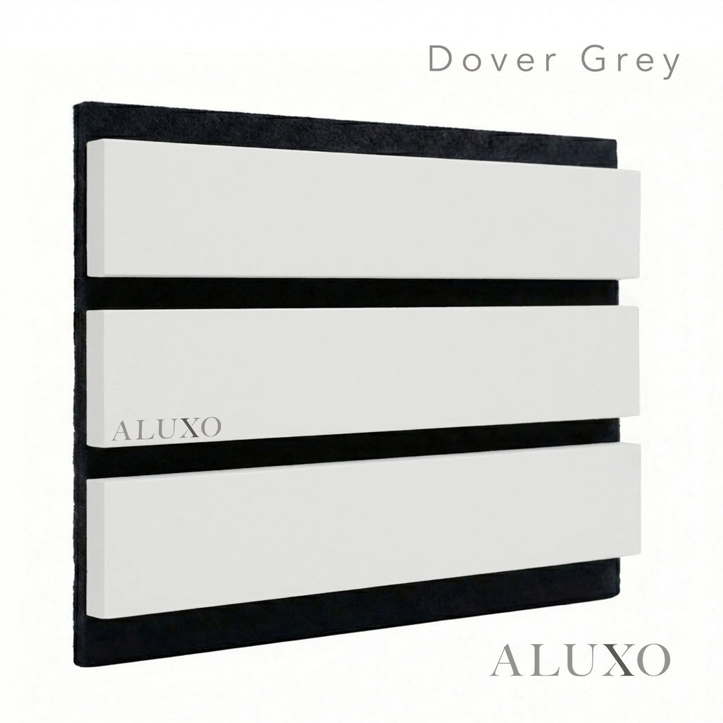 Panelux™ Pro Wide Grey Coloured Wall Panel | 3-Sided Wrap Design 240cm x 30cm (Set of 2)
