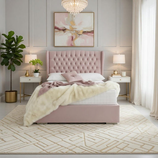 Grace Luxury Upholstered Bed Frame – Modern Bedroom Collection