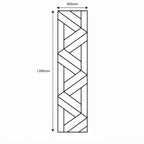 Panelux™ Lite Herringbone Acoustic Wall Panels - 120x30cm (Set of 4) | Self Adhesive, 5 Colours