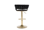 Paris Black and Gold Bar Stool