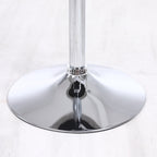 Pair of Lewis Knocker Back Bar Stools In Plush Grey Fabric