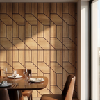 Panelux™ Lite Wedge Acoustic Wall Panels - 120x30cm (Set of 4) | Self Adhesive, 5 Colours