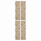 Panelux™ Lite Lattice Acoustic Wall Panels - 120x30cm (Set of 4) | Self Adhesive, 5 Colours
