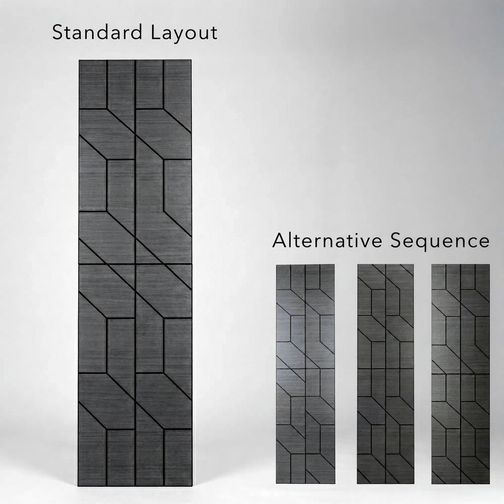 Panelux™ Lite Wedge Acoustic Wall Panels - 120x30cm (Set of 4) | Self Adhesive, 5 Colours