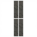 Panelux™ Lite Wedge Acoustic Wall Panels - 120x30cm (Set of 4) | Self Adhesive, 5 Colours