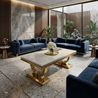 Arianna Cream Marble Coffee Table – Modern UK Living Room Table