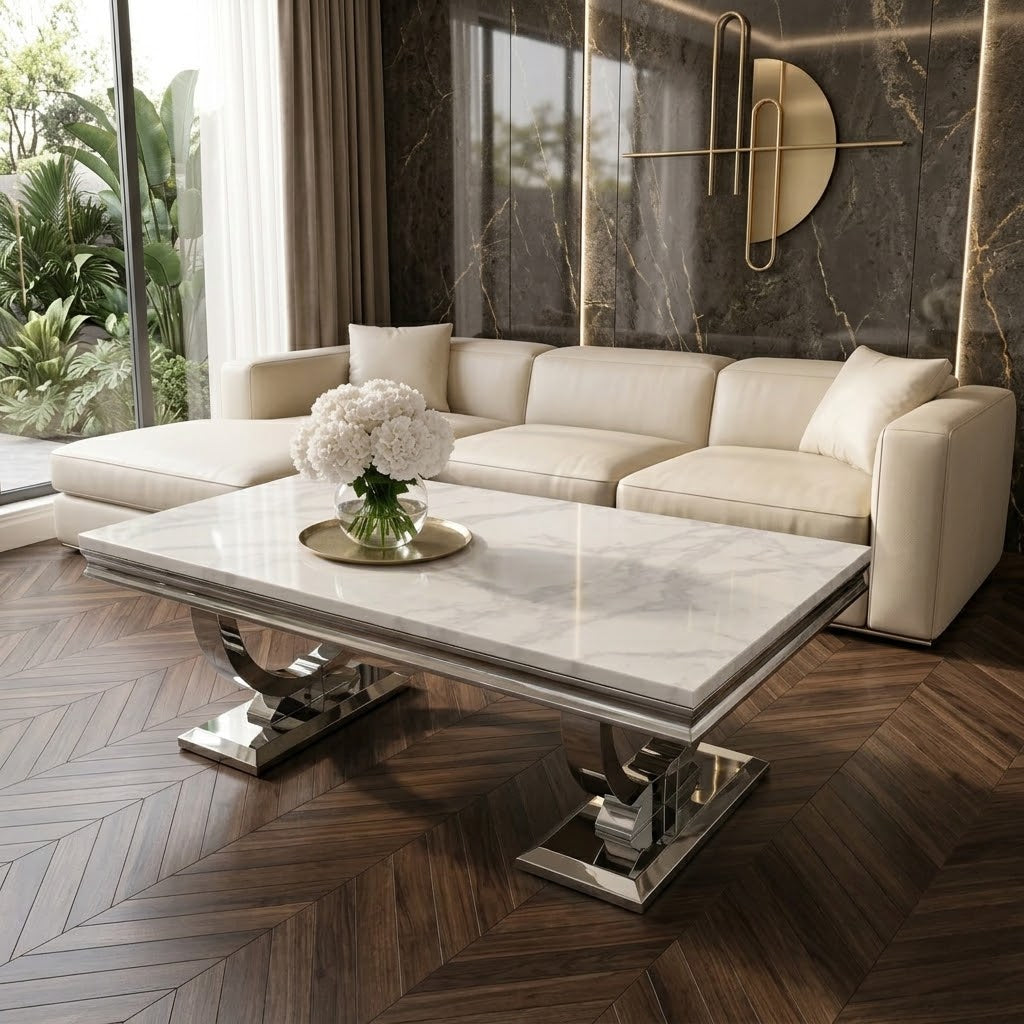 Arriana Marble Coffee Table