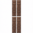 Panelux™ Lite Halo Acoustic Wall Panels - 120x30cm (Set of 4) | Self Adhesive, 5 Colours
