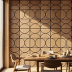 Panelux™ Lite Halo Acoustic Wall Panels - 120x30cm (Set of 4) | Self Adhesive, 5 Colours