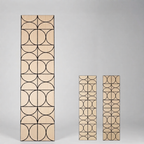 Panelux™ Lite Halo Acoustic Wall Panels - 120x30cm (Set of 4) | Self Adhesive, 5 Colours