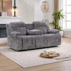 Unico Range Electric Power Grey Fabric Recliners 3, 2 Seater Armchair