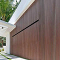 Dark Oak PVC Slatted Wall Panels UK – Waterproof Decorative Wood Effect Finish