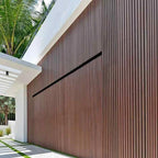 Dark Oak PVC Slatted Wall Panels UK – Waterproof Decorative Wood Effect Finish