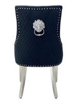 Majestic Black Lion Knocker Dining Chaird | Order 2-4-6-8