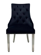 Majestic Black Lion Knocker Dining Chaird | Order 2-4-6-8