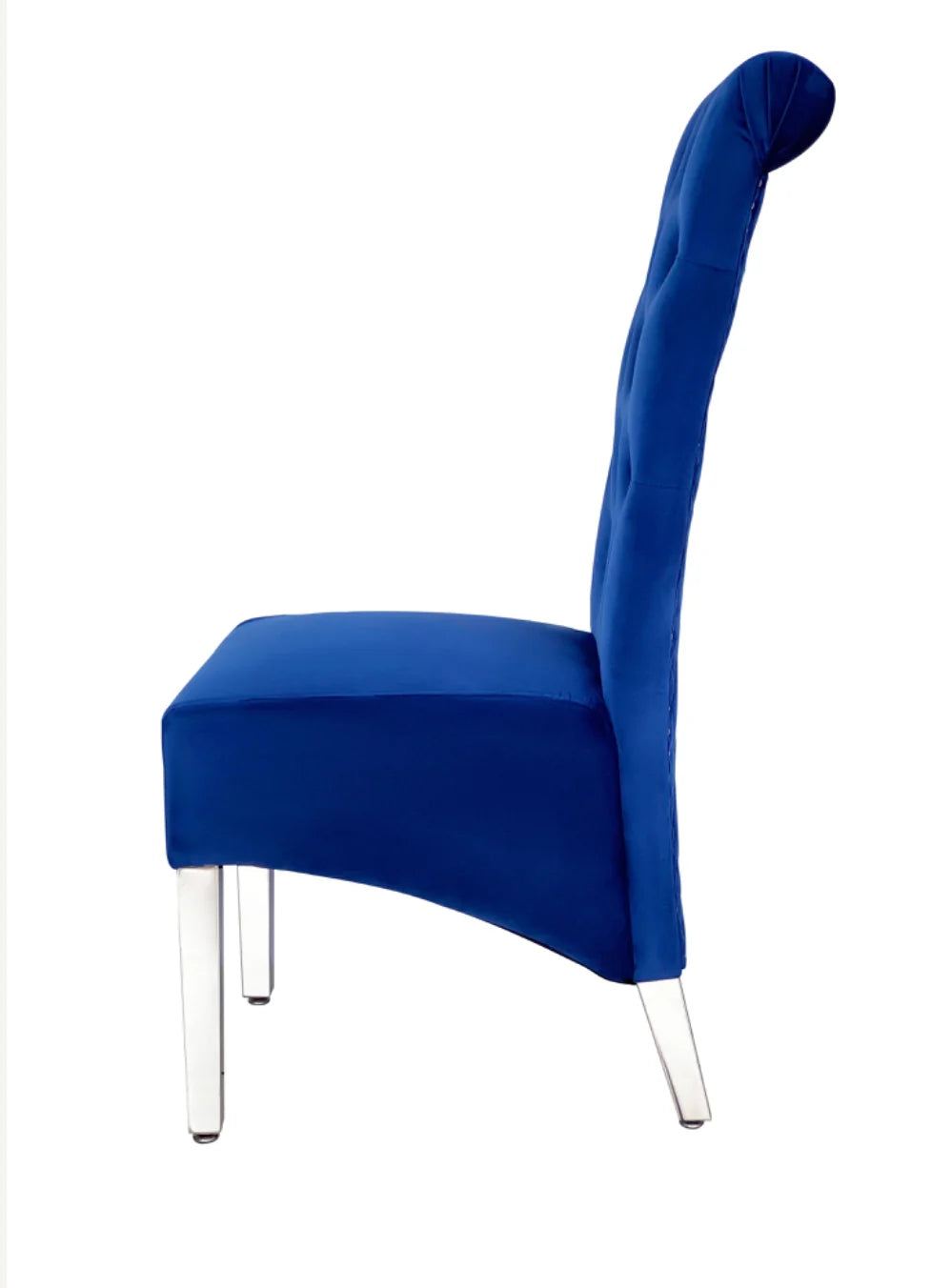 Pair of 2 Sofia Blue Dining Chair Lion Knocker