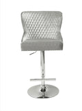 Pair Of 2 | Valentino Silver Lion Knocker Bar Stool