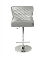 Pair Of 2 | Valentino Silver Lion Knocker Bar Stool