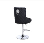 Majestic Black Lion Knocker Bar Stool