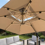 Camber 3m Cantilever Parasol with Solar LED Lights – Outdoor Garden Parasol UK