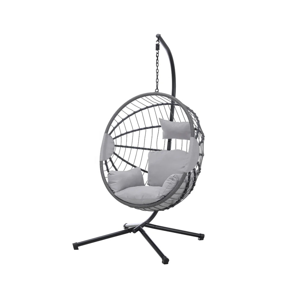 Hanging Egg Chair with Stand – Outdoor Garden Egg Chair UK