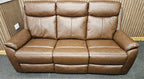 Fonte 3 & 2 Seater Manual Reclining Sofa Set, Leatheraire Fabric Brown RRP £1599